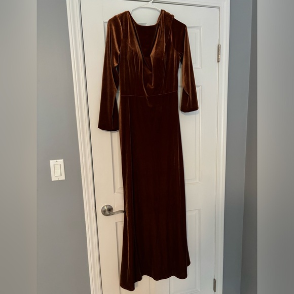 Revelry Gemma Dress / Rust / Size 10 - Picture 3 of 3